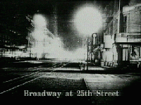 Broadway at 25th Street at Night